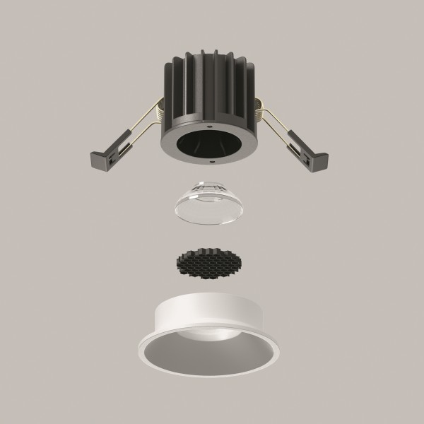 Встраиваемый светильник Technical DL058-7W3K-W