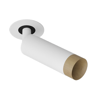 Встраиваемый светодиодный светильник Ledron SAGITONY R Basic S40 Wooden Black