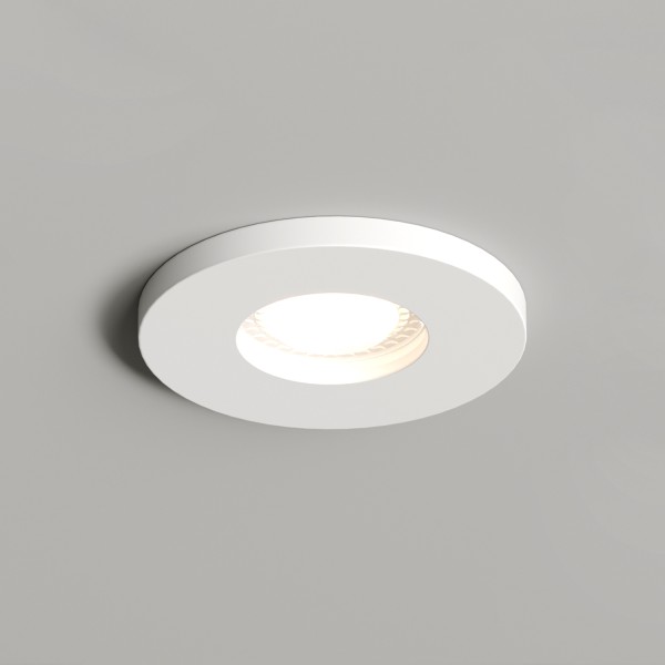 DK2036-WH Встраиваемый светильник влагозащ., IP 44, до 15 Вт, GU10, LED, белый, алюминий
