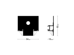 Торцевая заглушка TOREC IZI TREK 01 Flexy