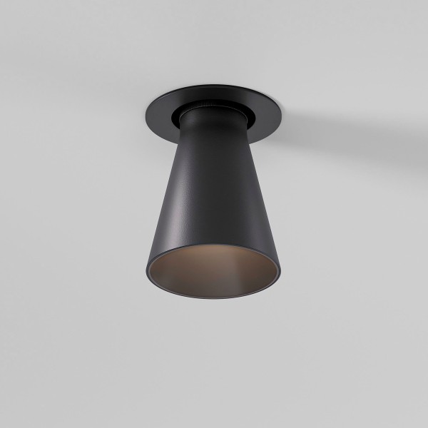 светильник встраиваемый с антибликовой решеткой Bell 8W 3000K черный 25097/LED