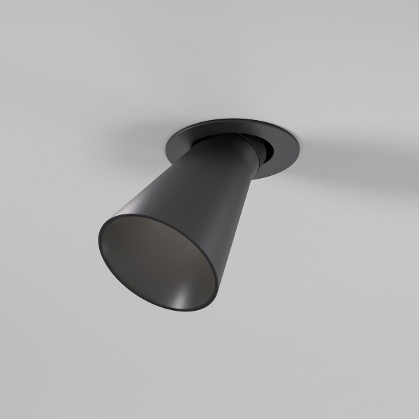 Светильник встраиваемый поворотный с антибликовой решеткой Bell 8W 4000K черный 25097/LED