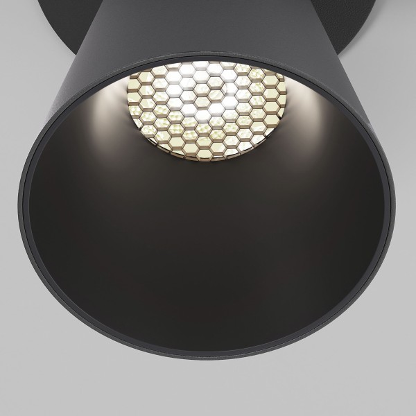 Светильник встраиваемый поворотный с антибликовой решеткой Bell 8W 4000K черный 25097/LED