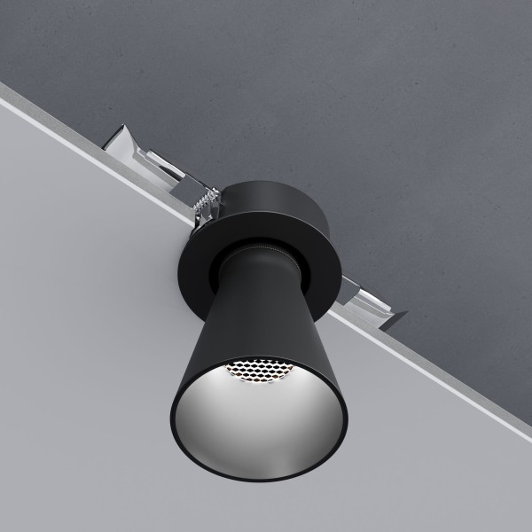 Светильник встраиваемый поворотный с антибликовой решеткой Bell 8W 4000K черный 25097/LED