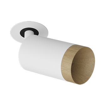 Встраиваемый светодиодный светильник Ledron SAGITONY R Basic S60 Wooden Black