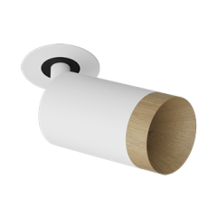 Встраиваемый  светодиодный светильник Ledron SAGITONY R Basic S60 Wooden Black