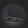 ST109.407.02 Светильник потолочный Черный GU10 2*50W  L181xW100xH123 220V Без ламп Накладные светильники