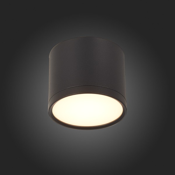 ST113.432.09 Светильник потолочный Черный LED 1*9W 3000K 702Lm Ra>90 120° IP20 D88xH75 170-240V Накладные светильники