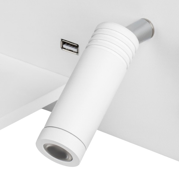 808546 Бра MURO 4,5W+3W LED 360LM+240LM БЕЛЫЙ 3000K