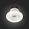 ST701.538.07 Св-к встр. Zoom Белый LED 1*7W 3000K 560Lm Ra 15°-60° IP20 D90xH65 170-240V Встраиваемые светильники