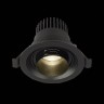 ST701.448.07 Св-к встр. Zoom Черный LED 1*7W 4000K 560Lm Ra 15°-60° IP20 D90xH65 170-240V Встраиваемые светильники