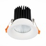 ST703.548.10 Св-к встр. Белый LED 1*10W 4000K 900Lm Ra>90 38° IP20 D85xH75 170-240V Встраиваемые светильники
