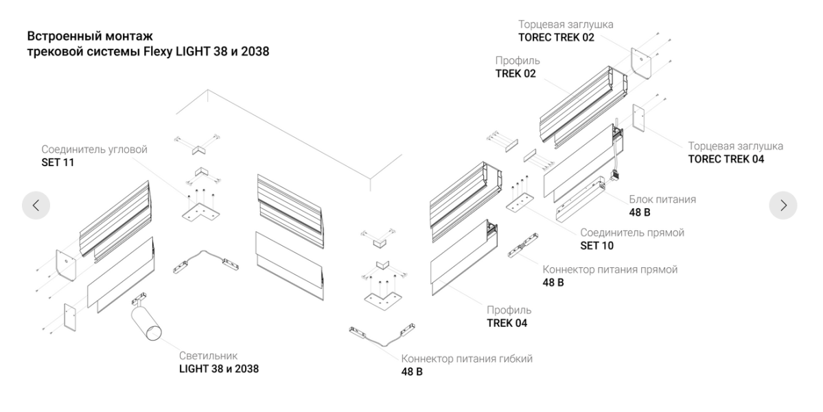 Соединитель угловой Set 11 Flexy