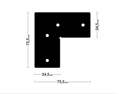 Соединитель угловой Set 11 Flexy   